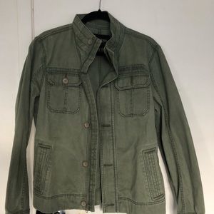 Guess Army Green Jean Jacket